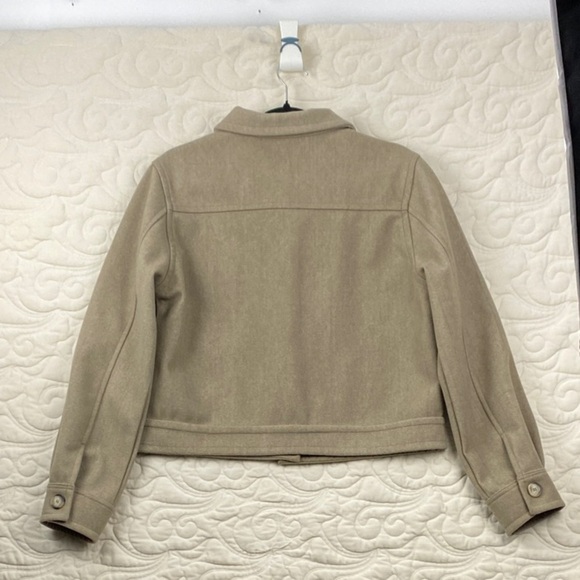 Lily Morgan Tan Button-Up Blazer Size Medium - Picture 5 of 8